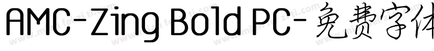AMC-Zing Bold PC字体转换